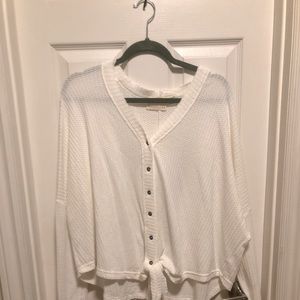 OVERSIZED White winged sweater